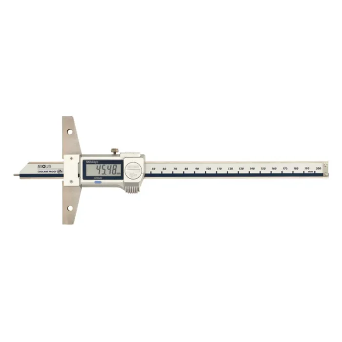 Thước cặp đo sâu điện tử chống nước IP67 hai hệ Inch/Metric 0-6"/0-150mm Mitutoyo, 571-311-20