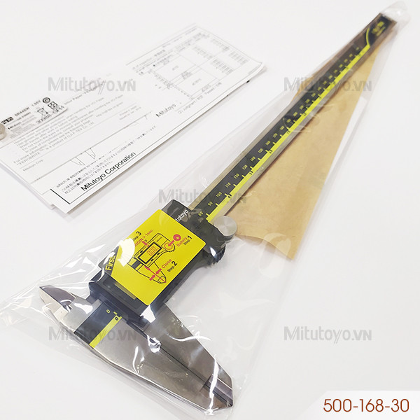 Thước cặp điện tử Mitutoyo 500-168-30 (0-300mm/12'') Thương hiệu: Mitutoyo Tình trạng: Còn Hàng