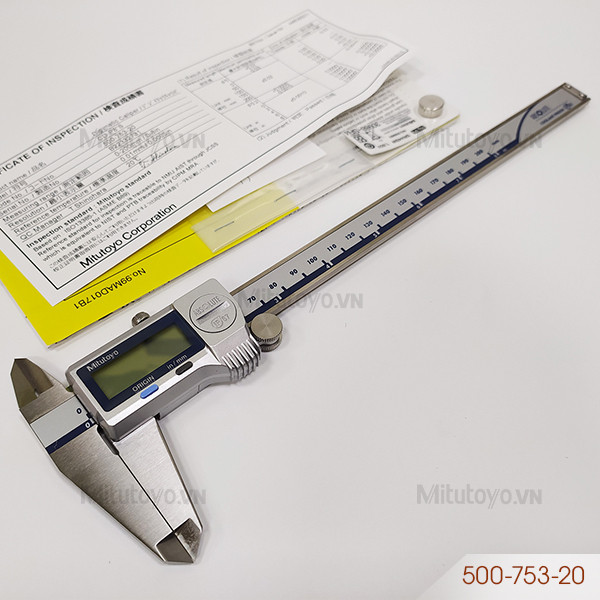 Thước cặp điện tử Mitutoyo 500-753-20 (0-200mm/8'')